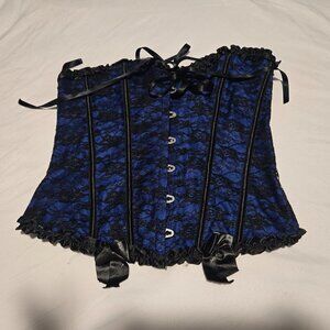 Blue Victorian Corset